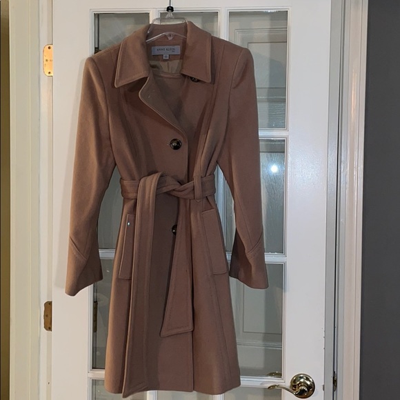 Anne Klein Petite Belted Maxi Coat Nwot 